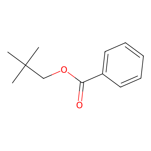 Neopentyl benzoate structure