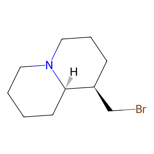 (1R,9aR)-1-(bromomethyl)-2,3,4,6,7,8,9,9a-octahydro-1H-quinolizine structure