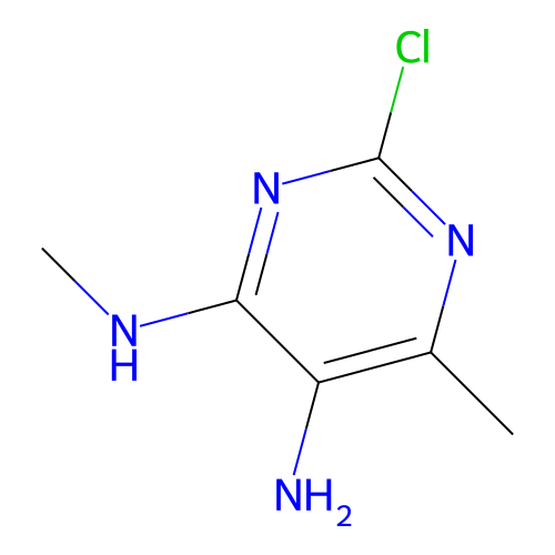 2-Chloro-N4,6-dimethyl-4,5-pyrimidinediamine structure
