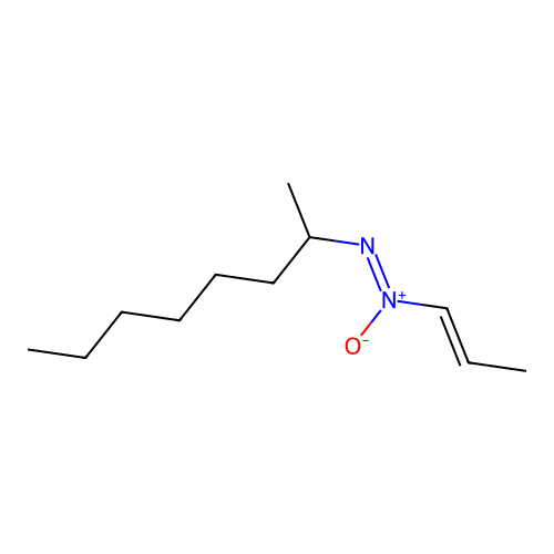 octan-2-ylimino-oxido-[(E)-prop-1-enyl]azanium structure