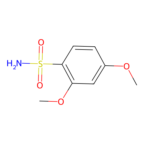 2,4-Dimethoxybenzenesulfonamide structure