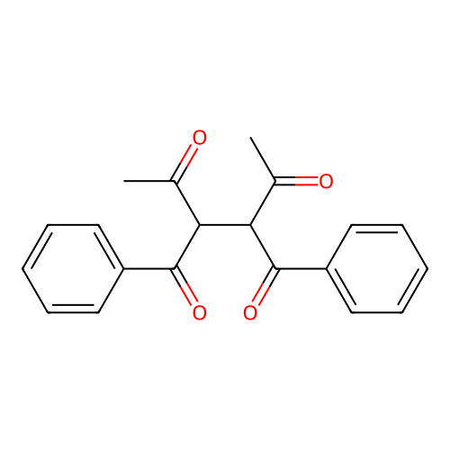 3,4-Dibenzoylhexane-2,5-dione structure