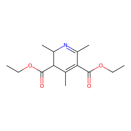 3,5-Dicarbethoxydihydrocollidine structure