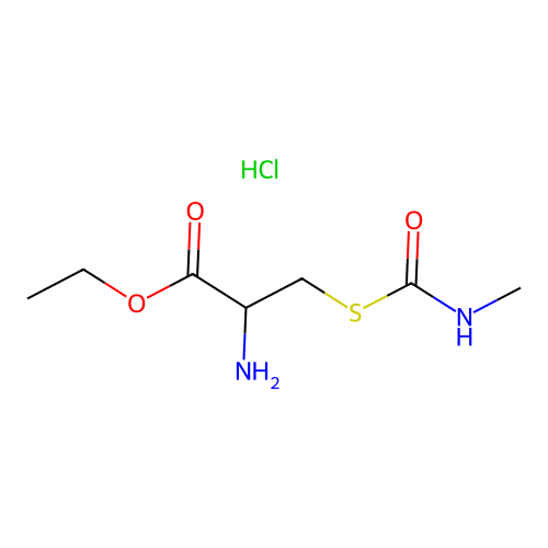 Ethyl 2-amino-3-(methylcarbamoylsulfanyl)propanoate structure