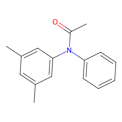 N-(3,5-dimethylphenyl)-N-phenylacetamide structure