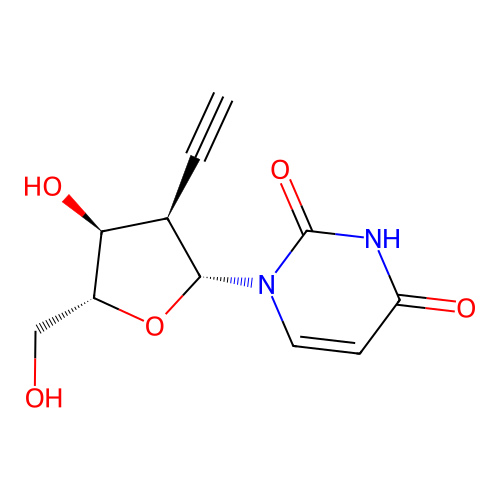 2'-Deoxy-2'-ethynyluridine structure