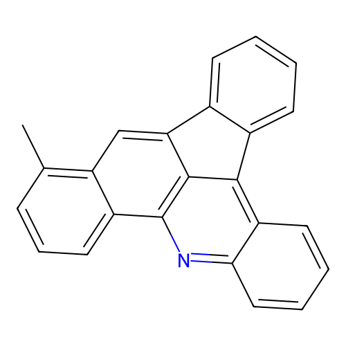 9-Methylbenz(c)indeno(1,2,3-mn)acridine structure