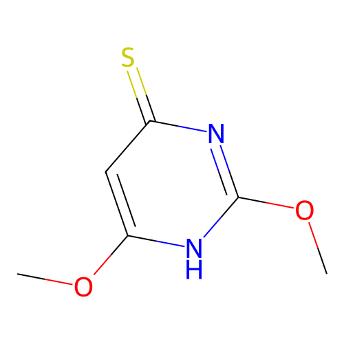 2,6-Dimethoxy-4-pyrimidinethiol structure