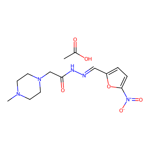 Nifurpipone acetate structure