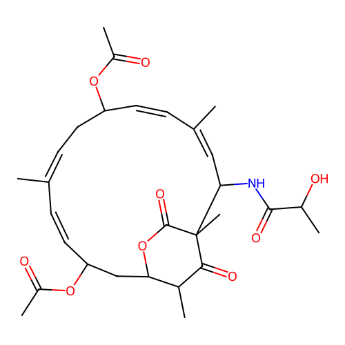 Lankacidinol 8,14-diacetate structure