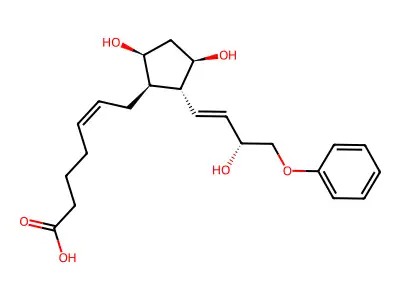 16-phenoxy tetranor Prostaglandin F2alpha structure
