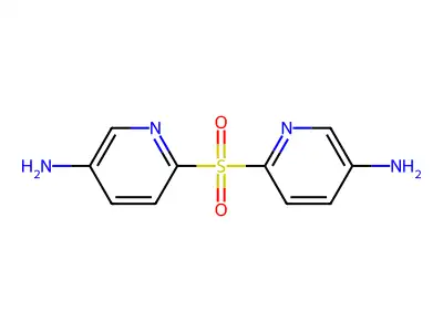 Pyridine, 2,2'-sulfonylbis(5-amino- structure