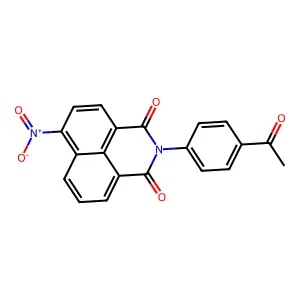 2-(4-Acetylphenyl)-6-nitrobenzo[de]isoquinoline-1,3-dione structure