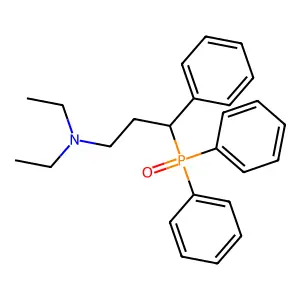 3-(Diphenylphosphoryl)-N,N-diethyl-3-phenylpropan-1-amine structure