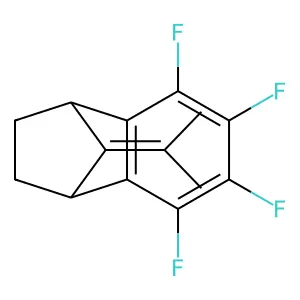 Benzonorbornene, 1,2,3,4-tetrafluoro-9-isopropylidene- structure