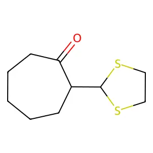 2-(1,3-二硫杂环戊烷-2-基)环庚酮 structure