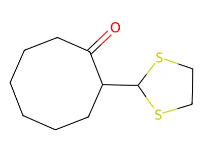 2-(1,3-二硫戊环-2-基)环辛酮 structure