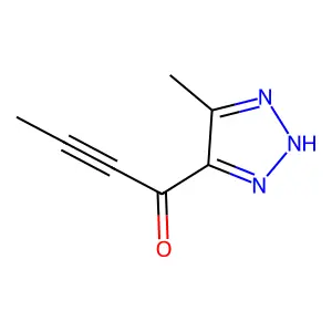 2-Butyn-1-one, 1-(5-methyl-1H-1,2,3-triazol-4-yl)- structure