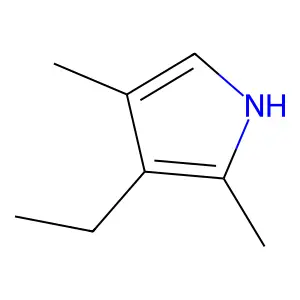 2,4-Dimethyl-3-ethylpyrrole structure