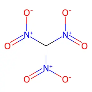 三硝基甲烷 structure