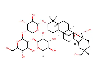 3,16-Dihydroxy-13,28-epoxyoleanan-29-al structure