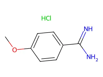 4-甲氧基苯甲脒 structure