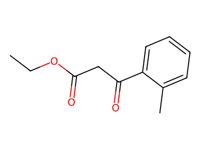 Ethyl 2-methyl-beta-oxobenzenepropanoate structure