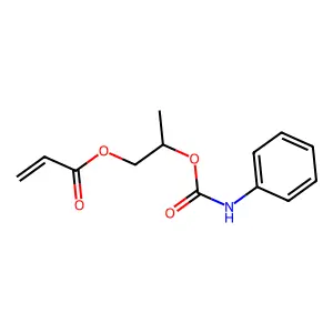 2-Propenoic acid, 2-[[(phenylamino)carbonyl]oxy]propyl ester structure