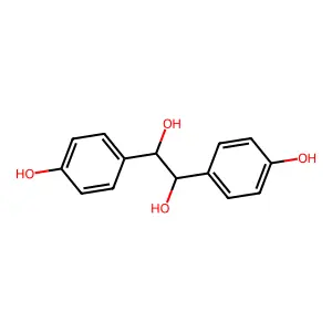 1,2-Ethanediol, 1,2-bis(4-hydroxyphenyl)- structure
