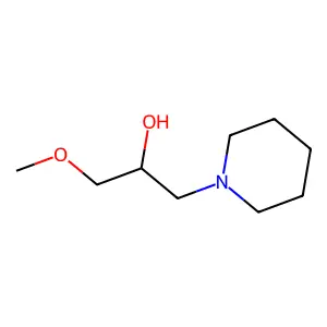 2-Propanol, 1-methoxy-3-(1-piperidyl)- structure