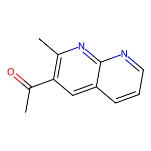 Ketone, methyl 2-methyl-1,8-naphthyridin-3-yl structure