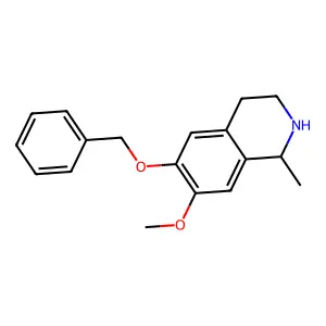 6-(Benzyloxy)-7-methoxy-1-methyl-1,2,3,4-tetrahydroisoquinoline structure