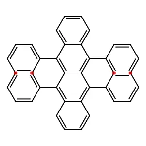 紅熒烯 structure