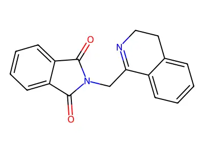 1H-Isoindole-1,3(2H)-dione, 2-[(3,4-dihydro-1-isoquinolinyl)methyl]- structure