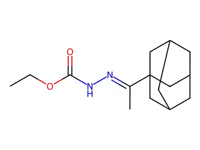 ethyl N-[(E)-1-(1-adamantyl)ethylideneamino]carbamate structure