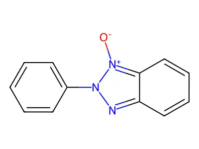 1-Oxido-2-phenylbenzotriazol-1-ium structure