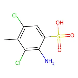 Benzenesulfonic acid, 2-amino-3,5-dichloro-4-methyl- structure
