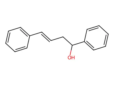 1,4-Diphenylbut-3-en-1-ol structure
