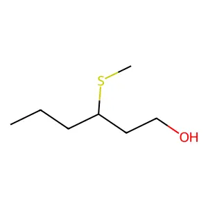 3-(Methylthio)-1-hexanol structure