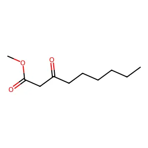 Methyl 3-oxononanoate structure
