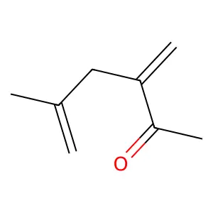 5-Methyl-3-methylidenehex-5-en-2-one structure