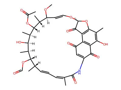 Rifamycin derivative structure