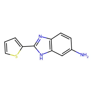 2-Thiophen-2-yl-1H-benzoimidazol-5-ylamine structure