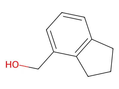 2,3-dihydro-1H-inden-4-ylmethanol structure