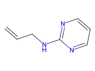 N-allyl-N-(2-pyrimidinyl)amine structure