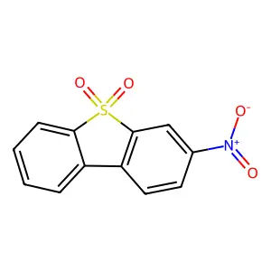 3-硝基二苯并噻吩S,S-二氧化物 structure
