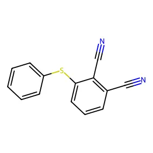 3-(苯硫基)邻苯二甲腈 structure