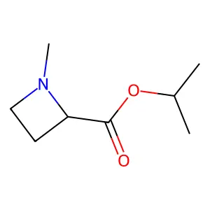 Isopropyl 1-methyl-2-azetidinecarboxylate structure