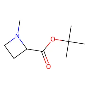 tert-Butyl 1-methyl-2-azetidinecarboxylate structure