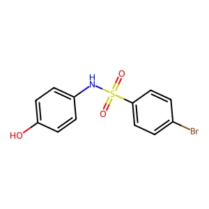 4-Bromo-N-(4-hydroxyphenyl)benzenesulfonamide structure